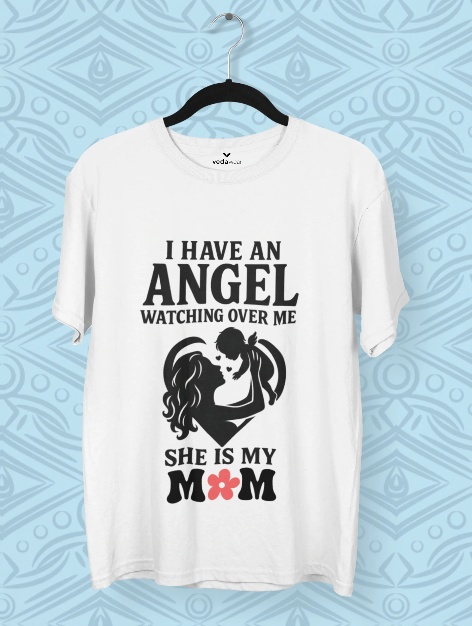 Angel Watching Over Me – Premium Mom Tribute Tee