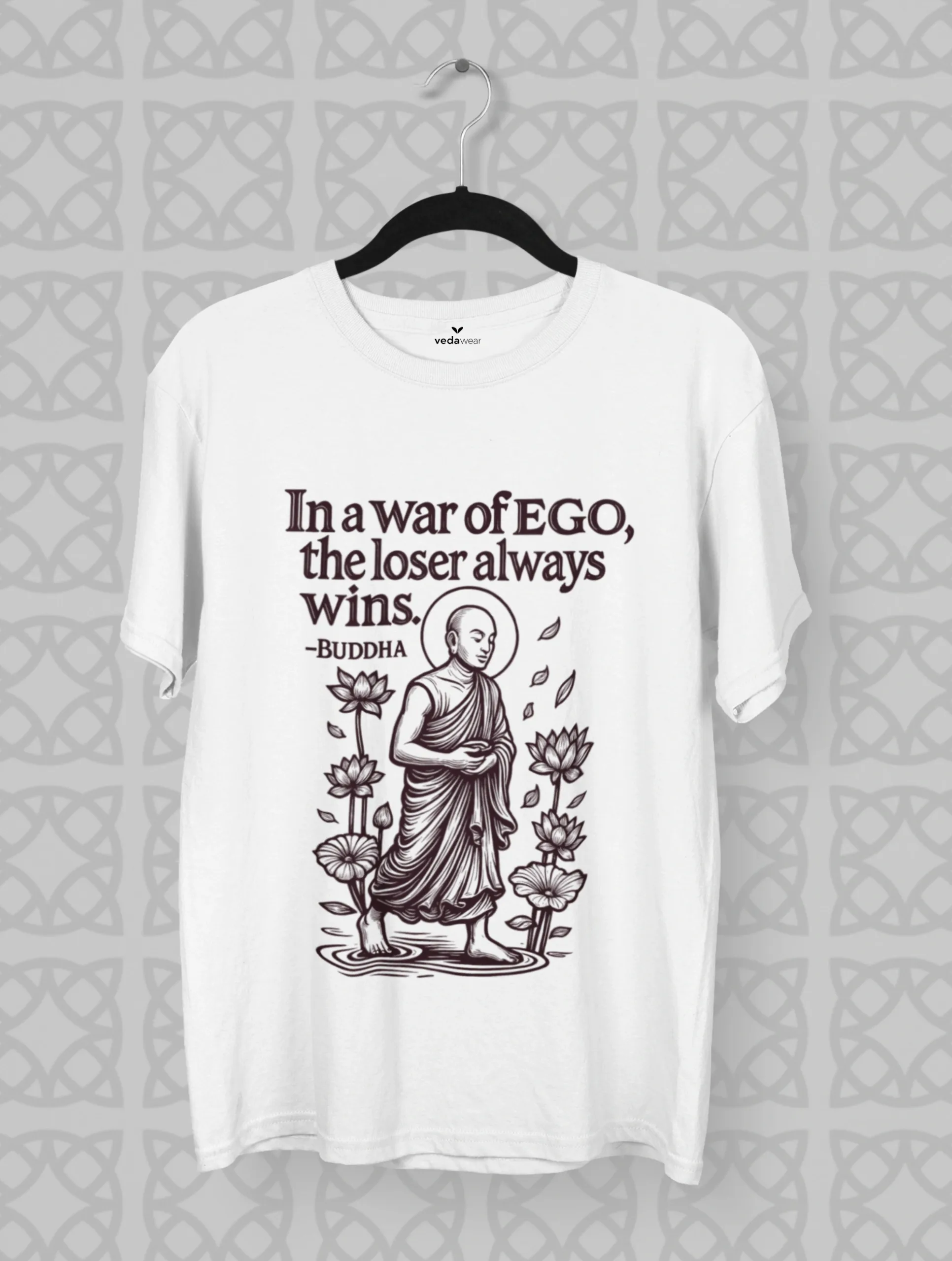 "In a War of Ego" – Buddha Quote Premium T-Shirt