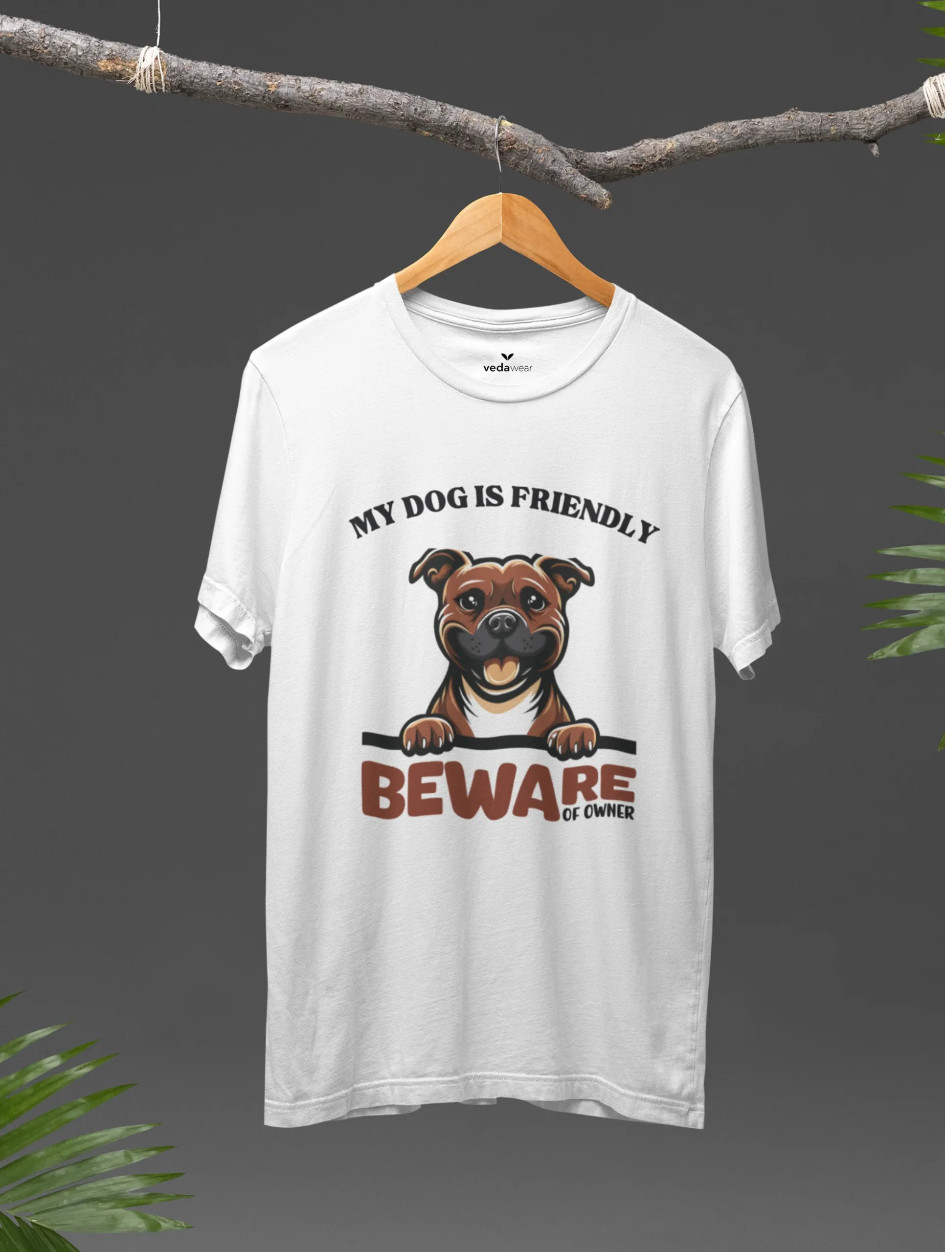 Beware of Owner – Premium Dog Tee for Dog Lover