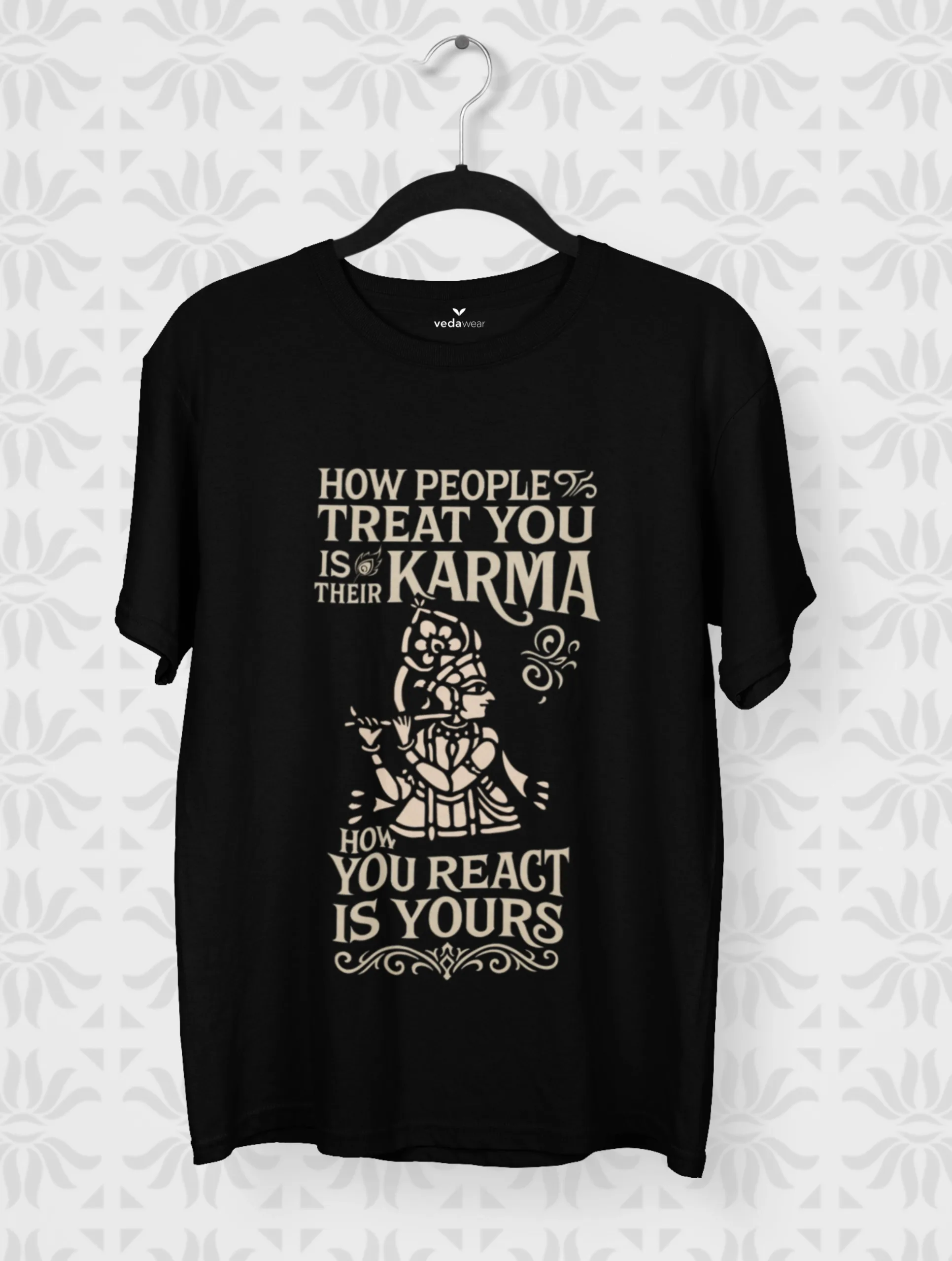 Karma & Reaction | Spiritual Wisdom Premium T-Shirt