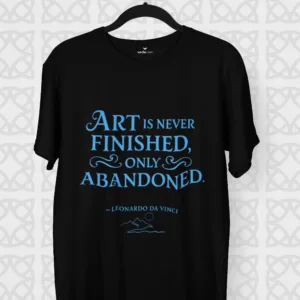 Art Is Never Finished – Da Vinci Premium Tee