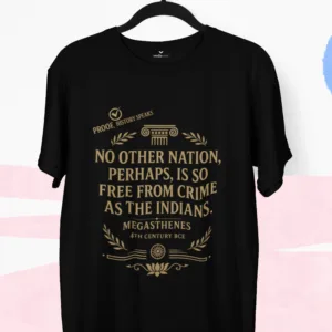 Pride of India – Megasthenes Quote Premium Tee
