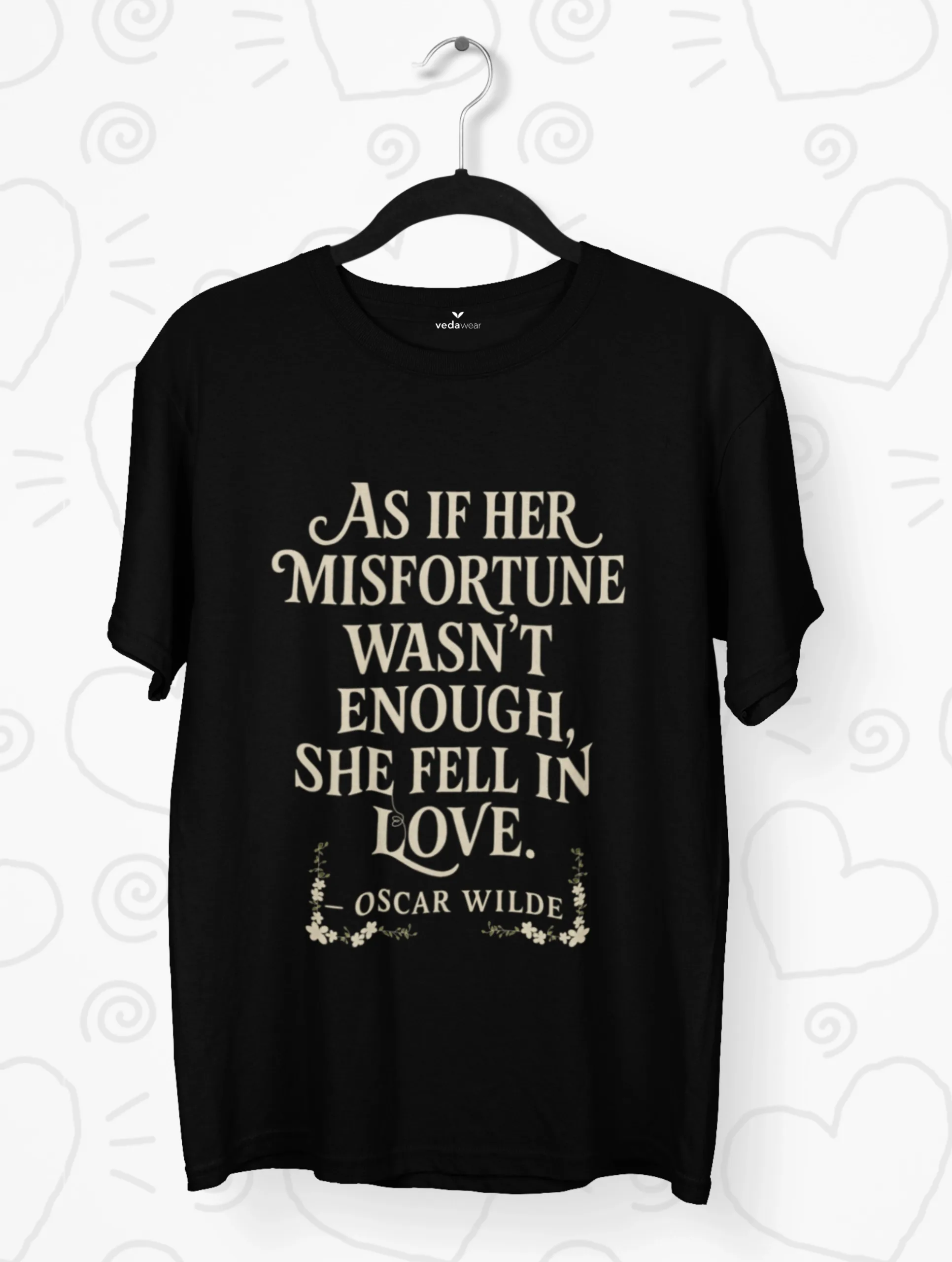 She Fell in Love – Oscar Wilde Premium Literary Tee