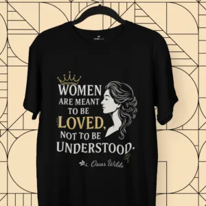 Meant to Be Loved – Oscar Wilde Premium Women’s Tee