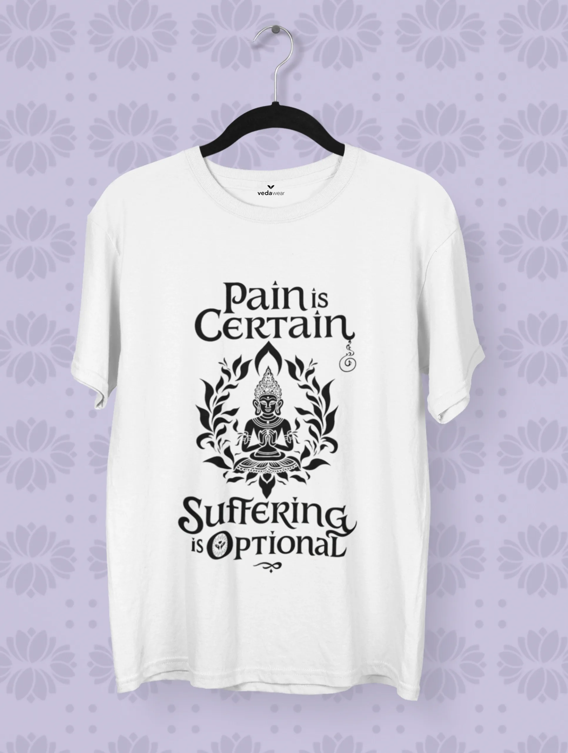 Pain Is Certain – Suffering Is Optional Premium Buddha Tee
