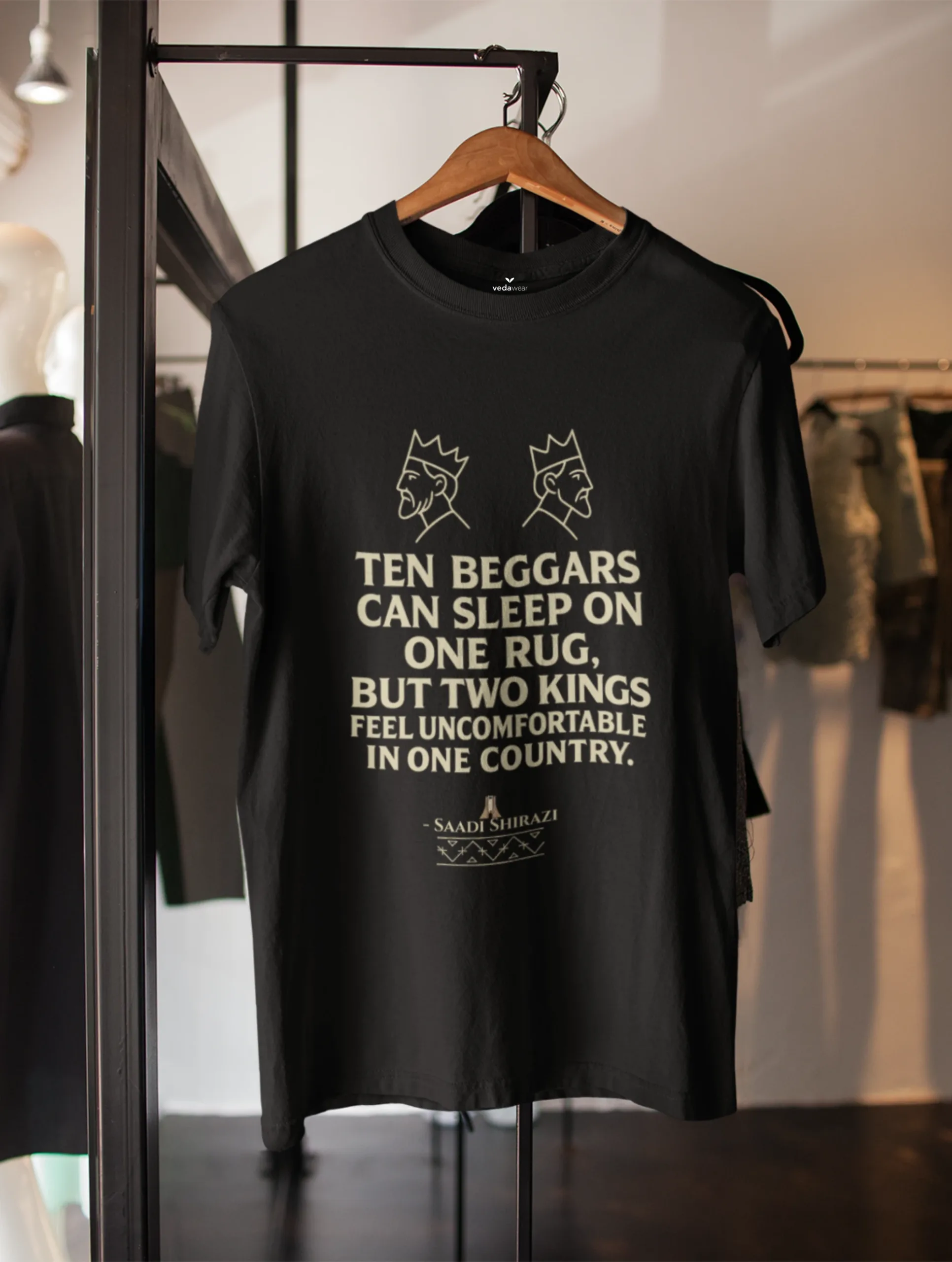 Two Kings, One Country – Saadi Shirazi Premium Tee