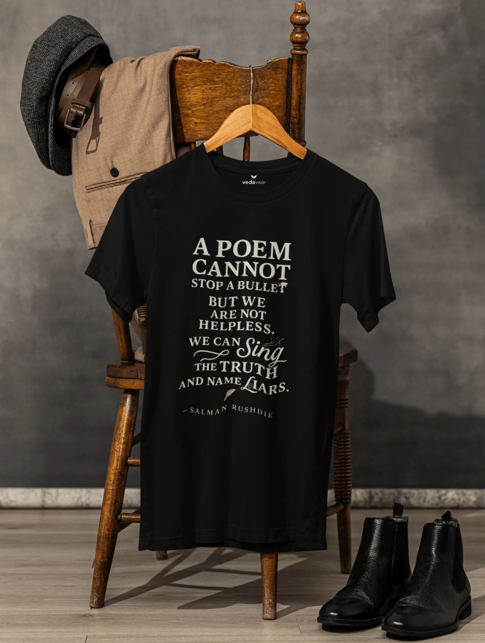 Sing the Truth – Salman Rushdie Premium Tee