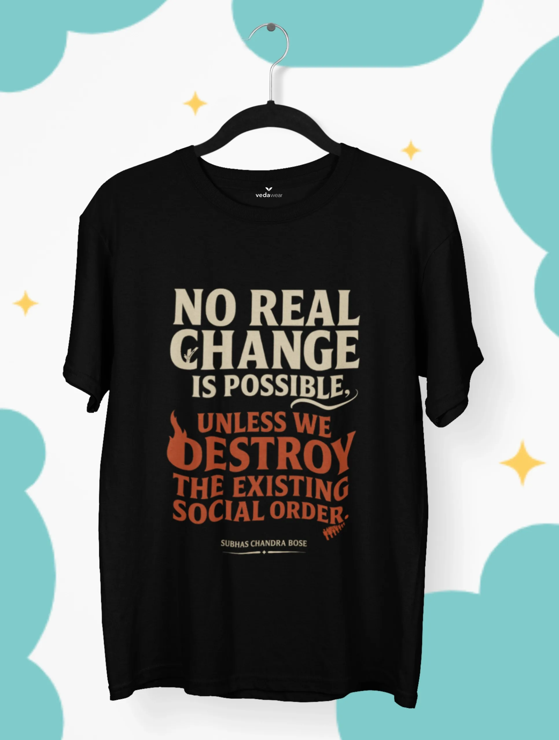 Destroy the Old Order – Subhas Chandra Bose Premium Tee
